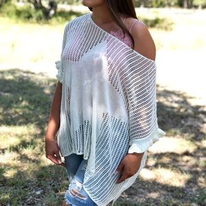 Off the shoulder Star Sweater
